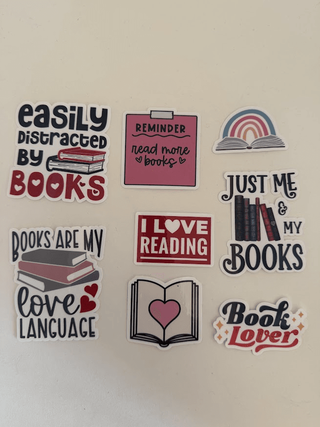 Bookish Reader Sticker
