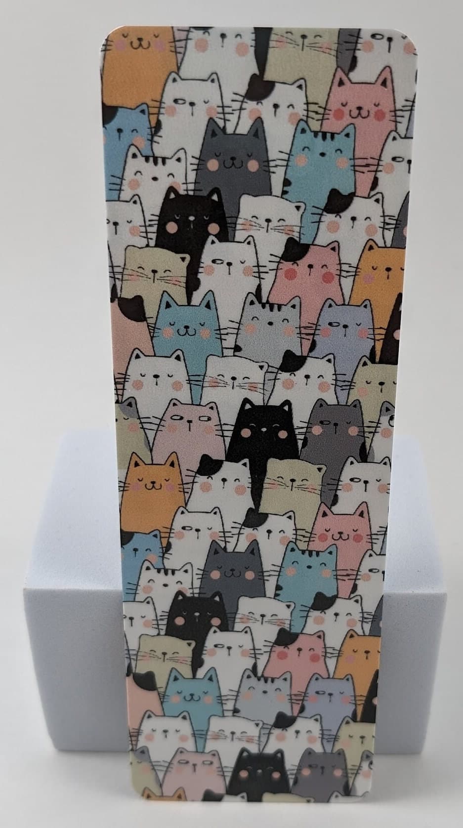 Cat Floral Bookmark