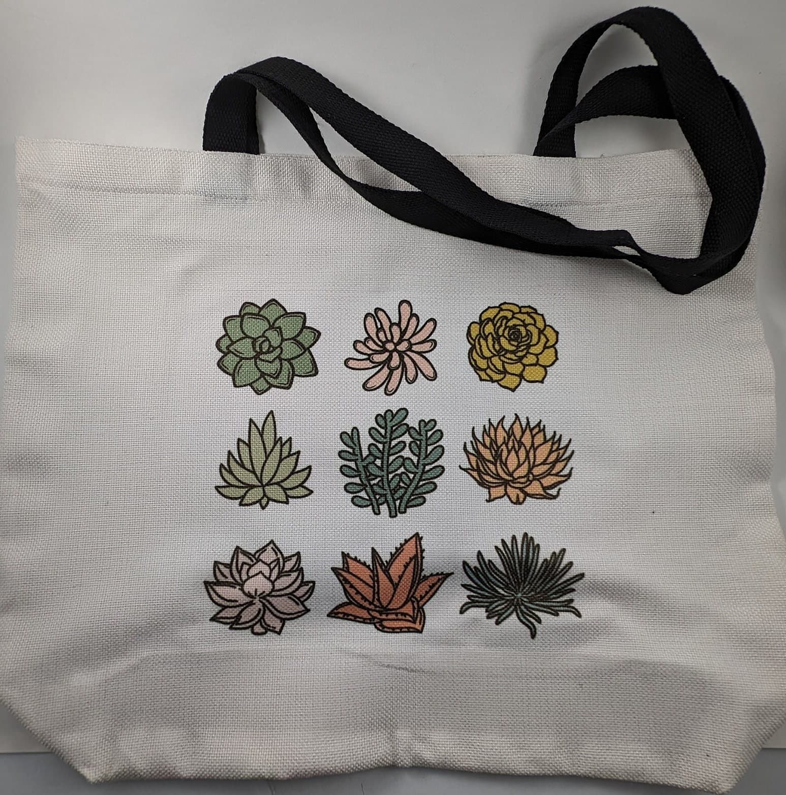 Personalized Wide Tote Bag